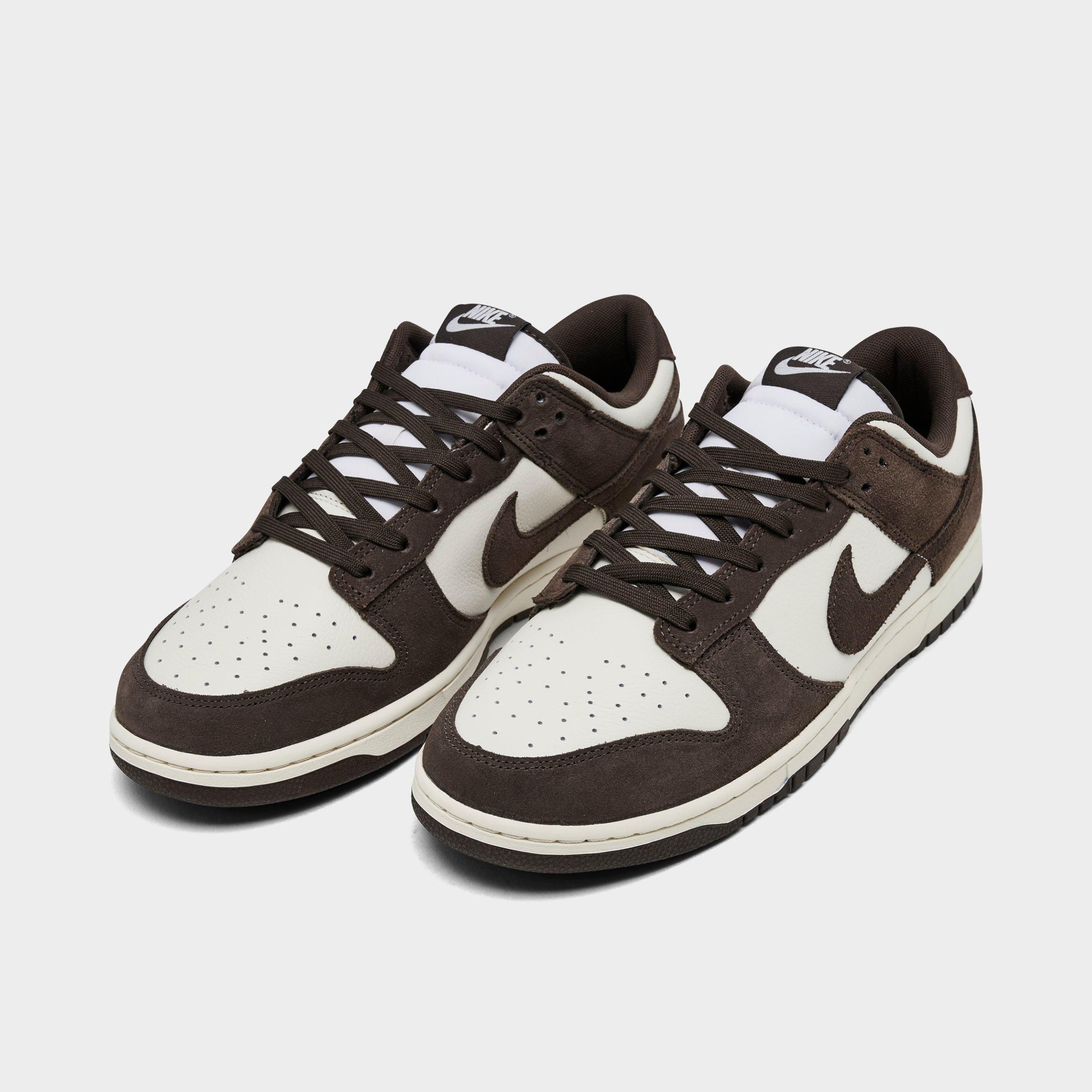 Men's Nithtke Dunk Low Retro Casual Shoes - Part 4 - Pale Ivory/Pale Ivory/Baroque Brown - Both shoes facing left