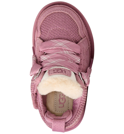 UGG® Toddler Kids Lowmel Lace-Up Sneakers - Dusty Orchid