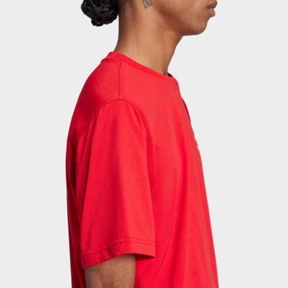 Men's adidas Originals Trefoil Essentials T-Shirt - Better Scarlet