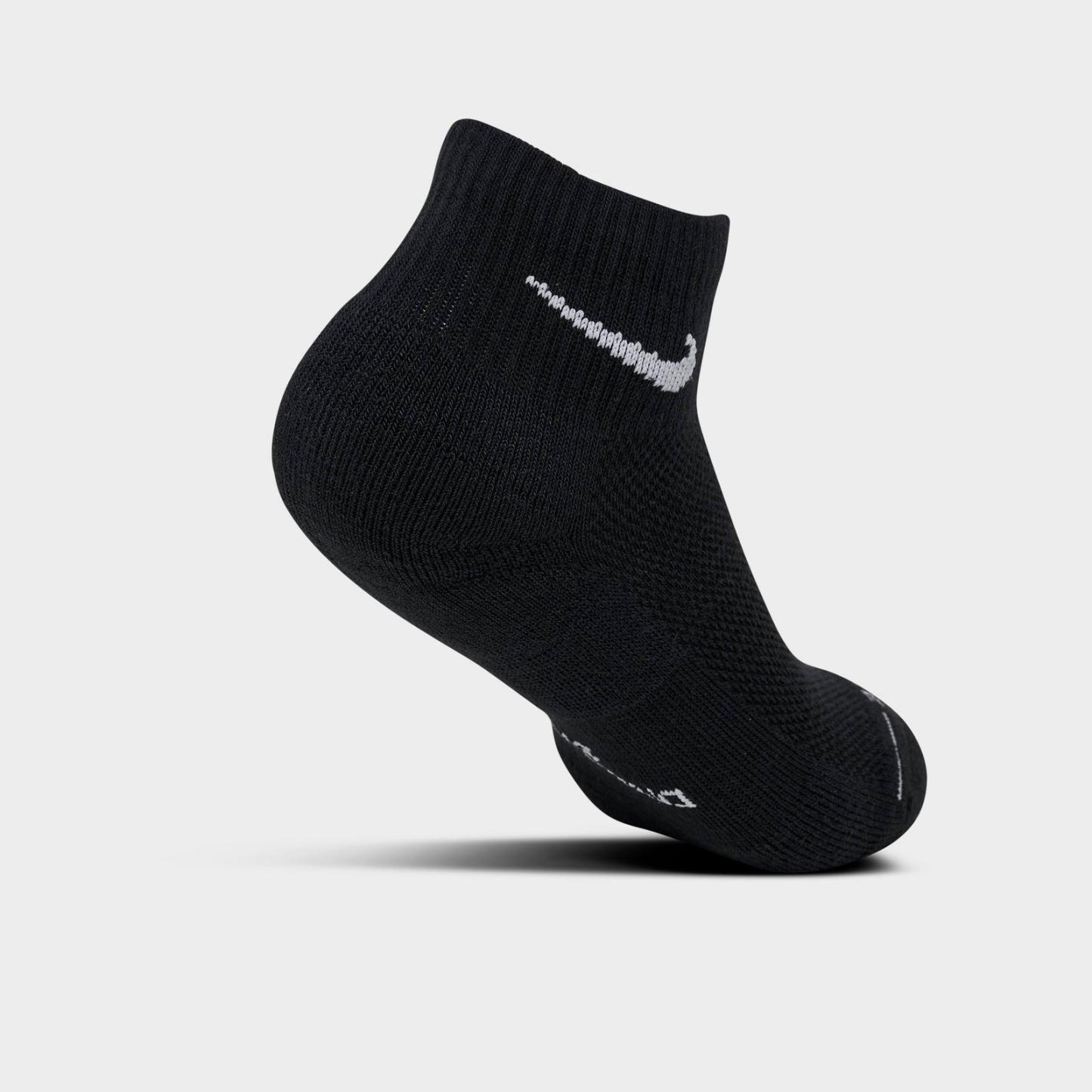 Nike Everyday Elevated Ankle Socks (6-Pack) - Black/White