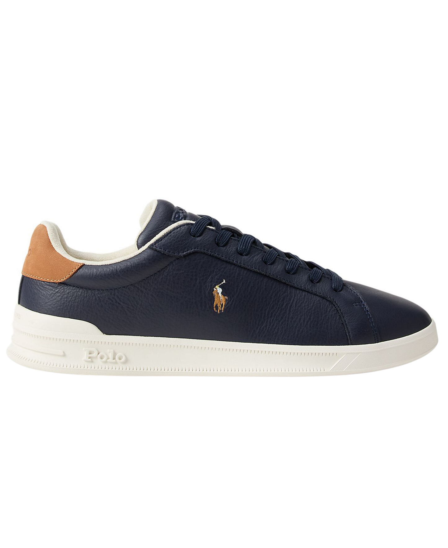 Polo Ralph Lauren Men's Heritage Court II Embroidered Lace-Up Shoes - Blue