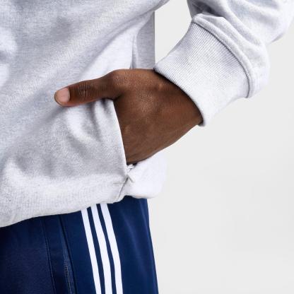 Men's adidas Originals adiSignature NY Fleece Pullover Hoodie - Light Grey Heather