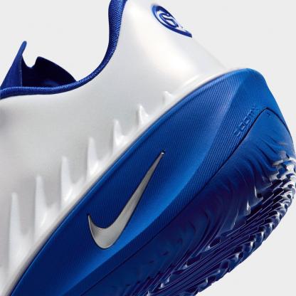 Men's Nithtke G.T. Cut 4 Basketball Shoes - White/Game Royal/Metallic Silver - Detail shot