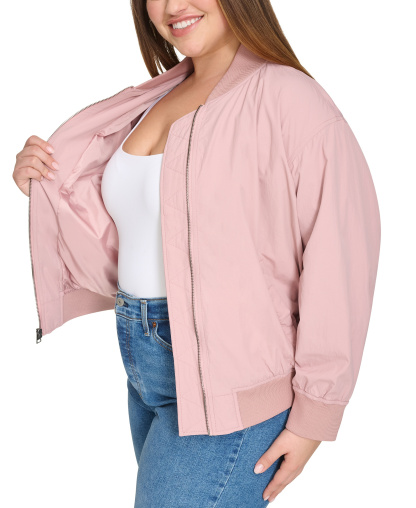 Levi's Women's Lightweight Bomber Jacket - Dusty Rose