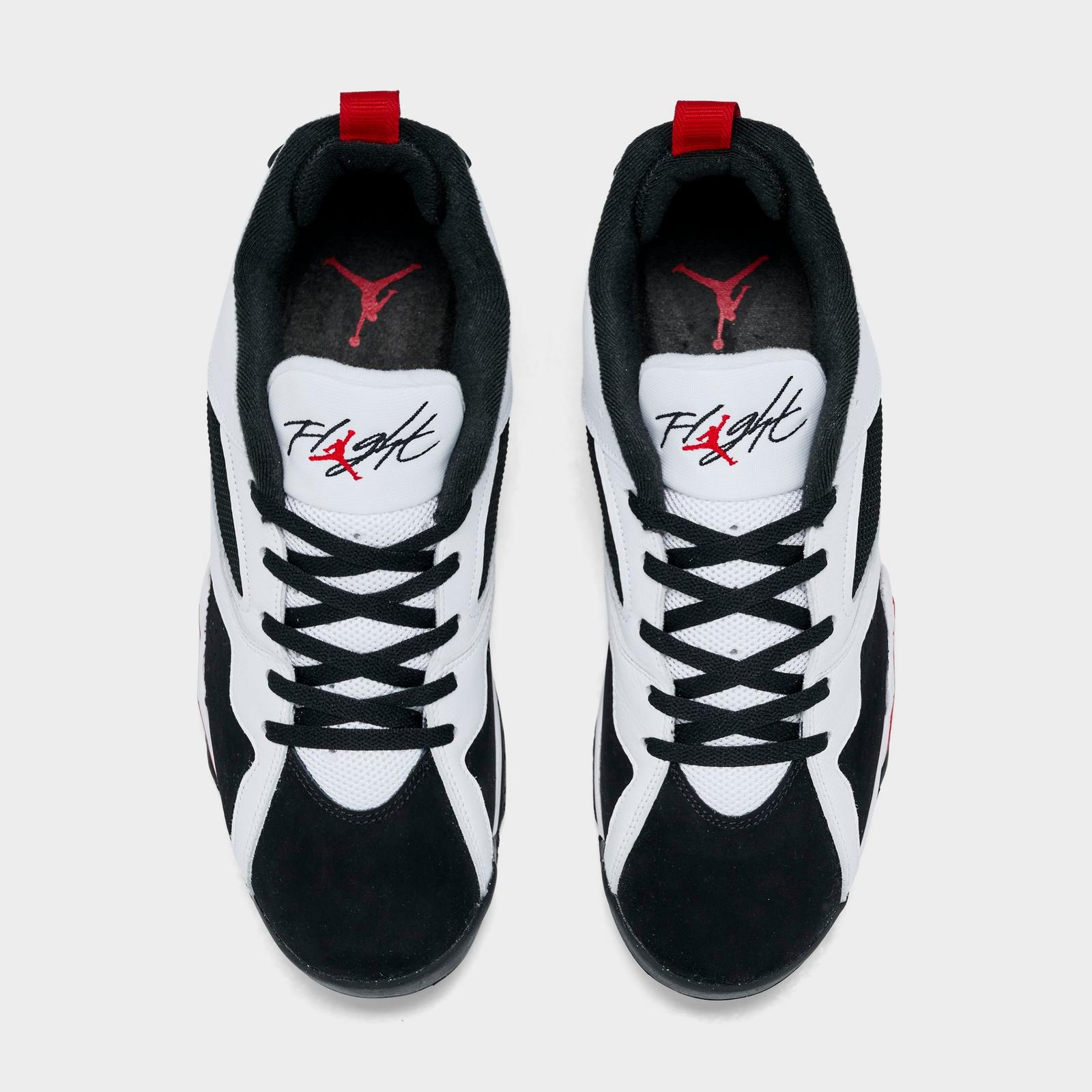 Men's Air Jordan MVP 92 Casual Shoes - White/Black/Gym Red - view 5