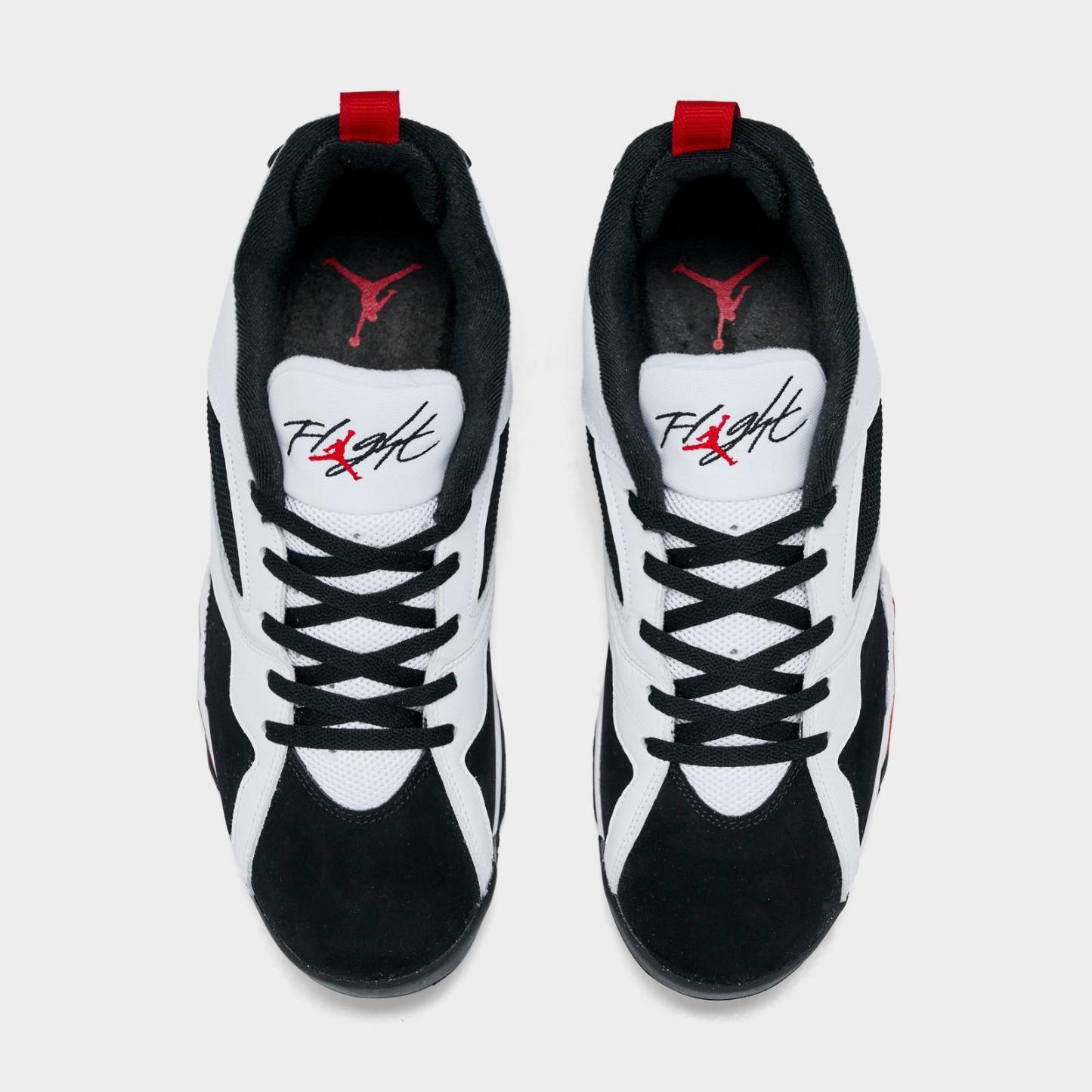 Men's Air Jordan MVP 92 Casual Shoes - White/Black/Gym Red - view 5