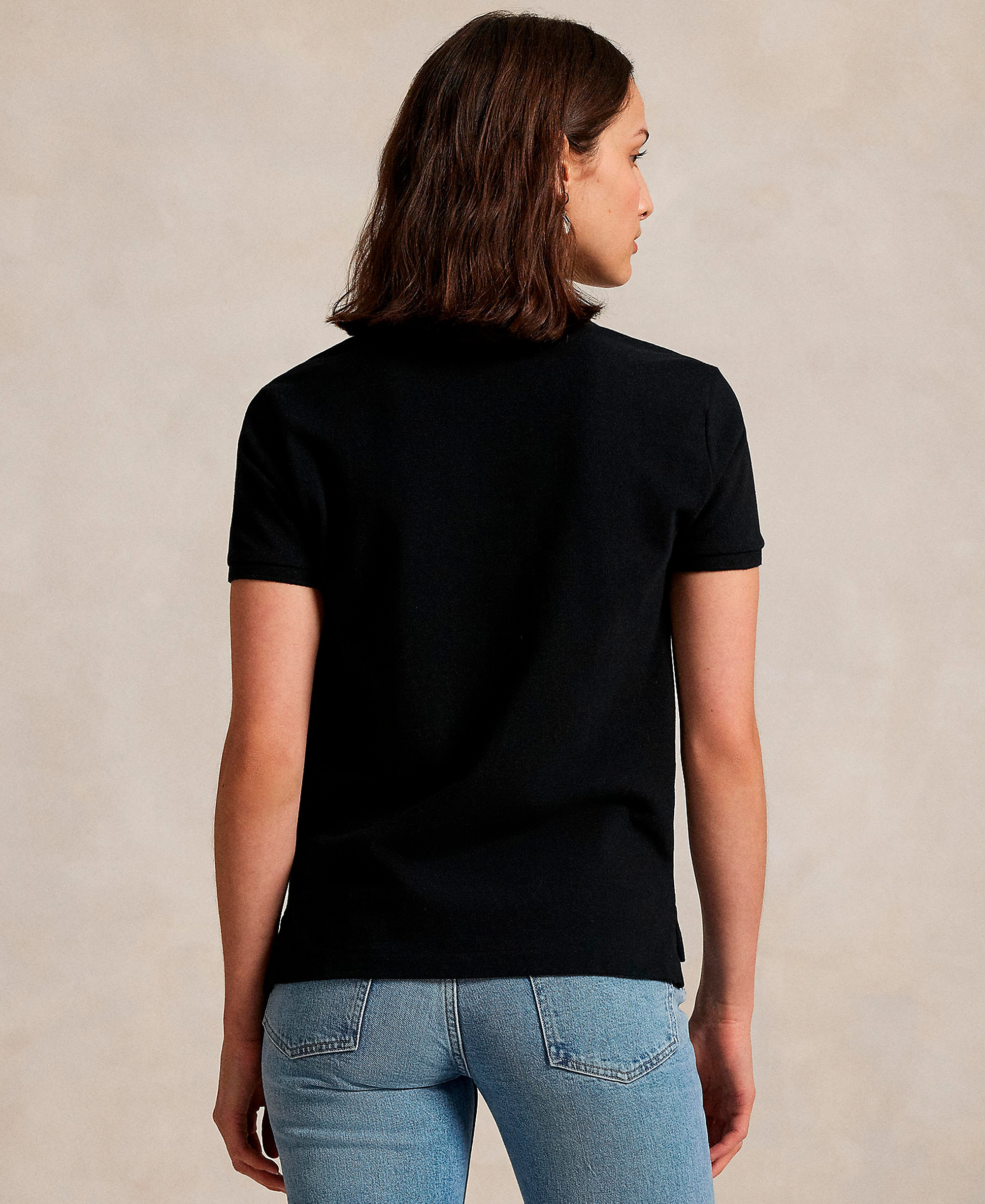 Polo Ralph Lauren Women's Classic-Fit Mesh Polo Shirt - Polo Black
