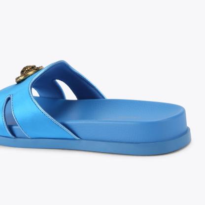 Kurt Geiger London Chelsea Cut Out Slide - Blue - view 4