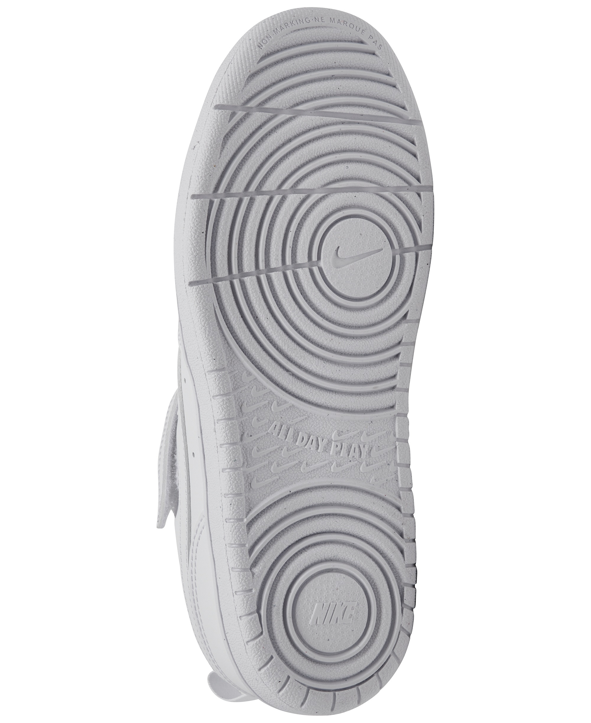 Nike Little Kids Court Borough Low Recraft Adjustable Strap Casual Sneakers From Finish Line - White