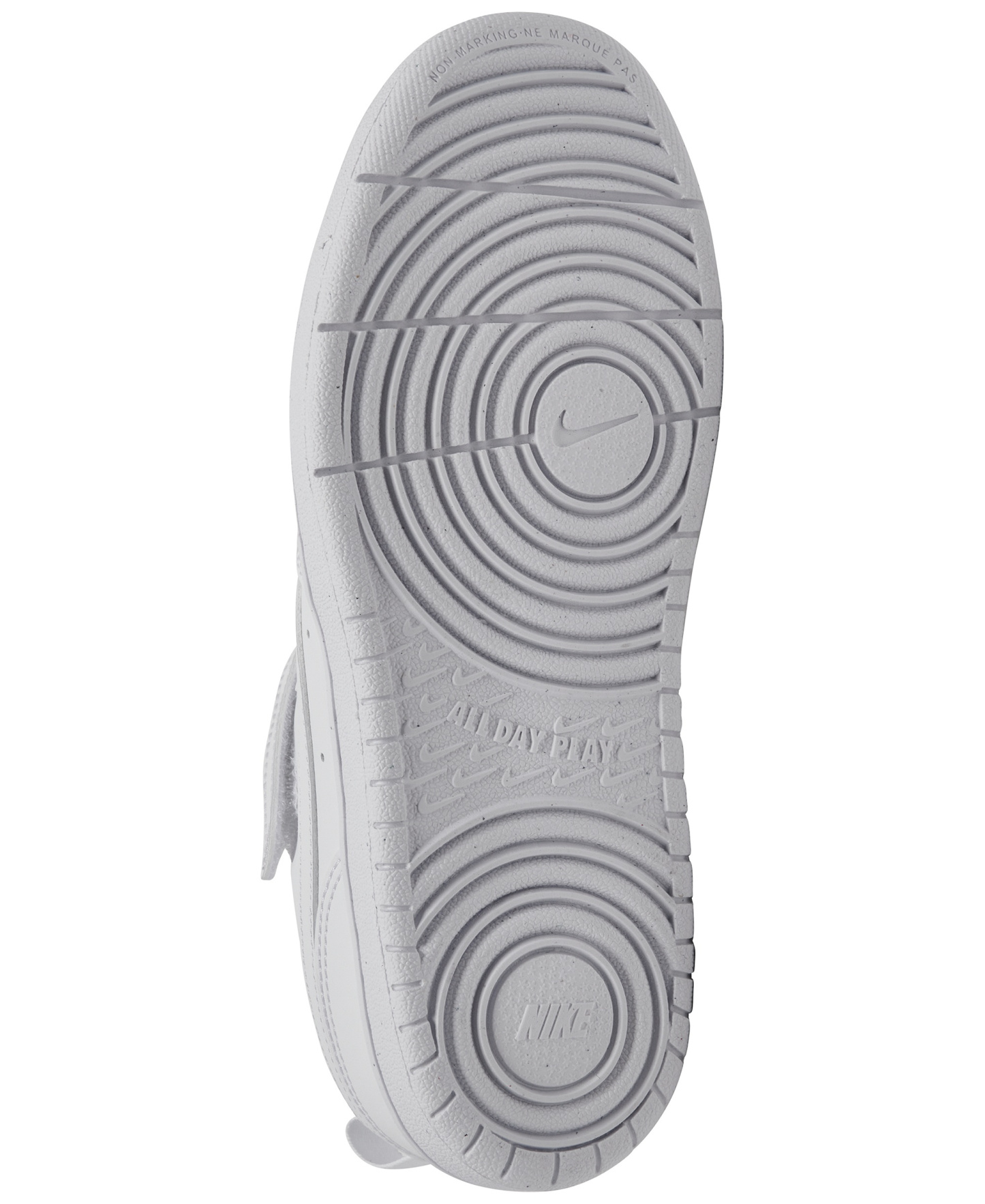 Nike Little Kids Court Borough Low Recraft Adjustable Strap Casual Sneakers From Finish Line - White