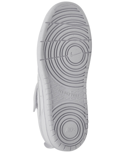 Nike Little Kids Court Borough Low Recraft Adjustable Strap Casual Sneakers From Finish Line - White