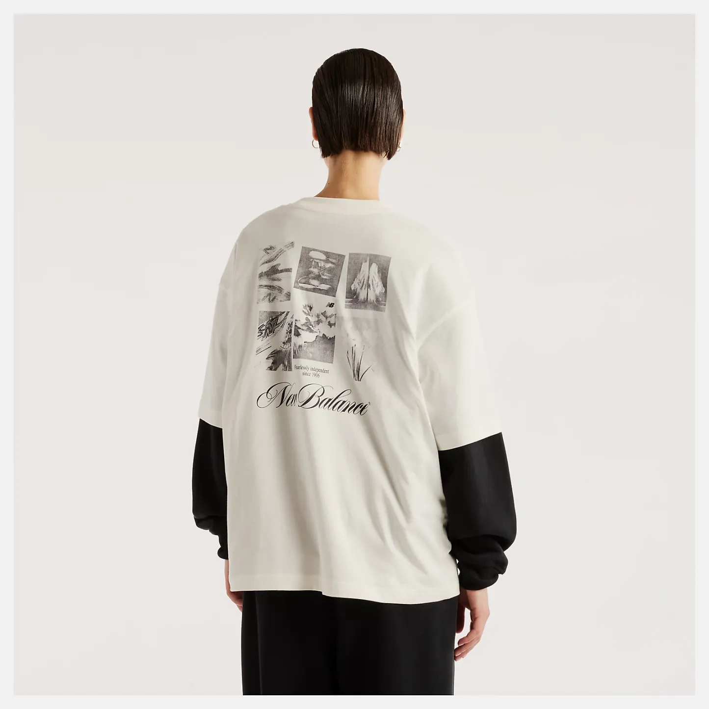 New Balance Pressed Flowers Memories Oversized T-Shirt, WT6289QPSST