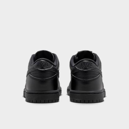 Little Kids' Nithtke Dunk Low Casual Shoes - Part 1 - Black - Back view