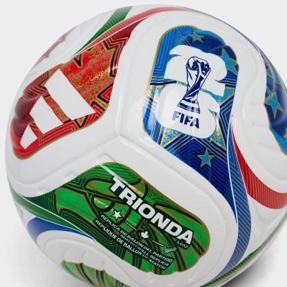 adidas FIFA World Cup 26 Trionda Mini Soccer Ball - White/Team Royal Blue/Solar Blue/Power Red - view 5