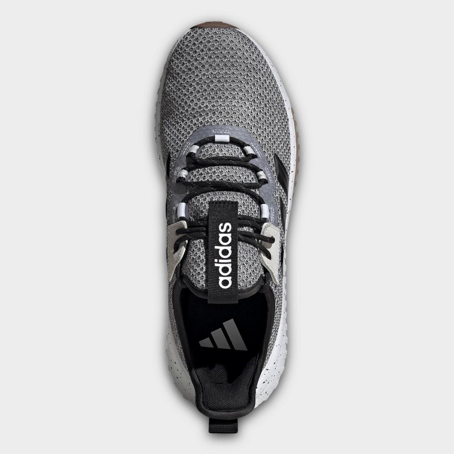 Men's adidas Kaptir 4.0 Casual Shoes - White/Black/Gum - view 5