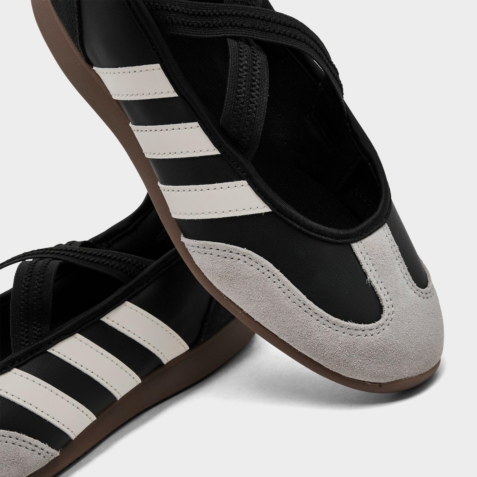 Women's adidas Barreda Mary Jane Casual Shoes - Core Black/Core White/Gum - view 3