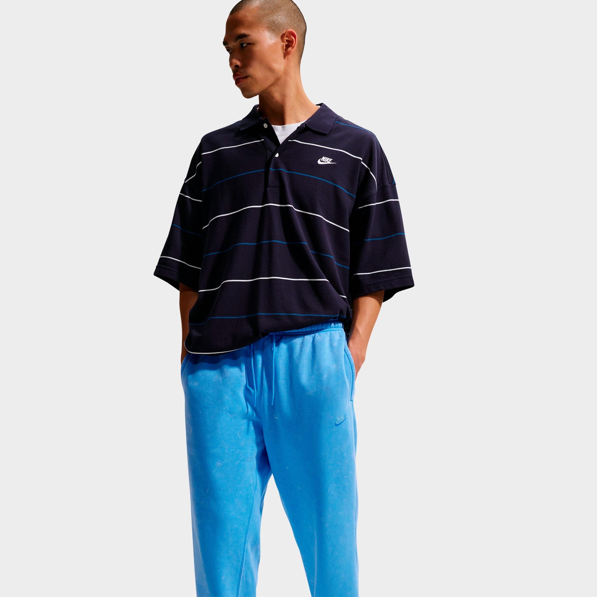 Men's Nithtke Sportswear Club Washed Cuffed Fleece Pants - University Blue