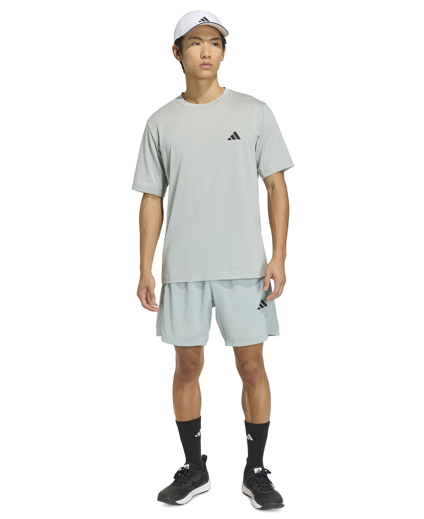 adidas Men's Workout Essentials Base Woven Shorts - Wonder Sage
