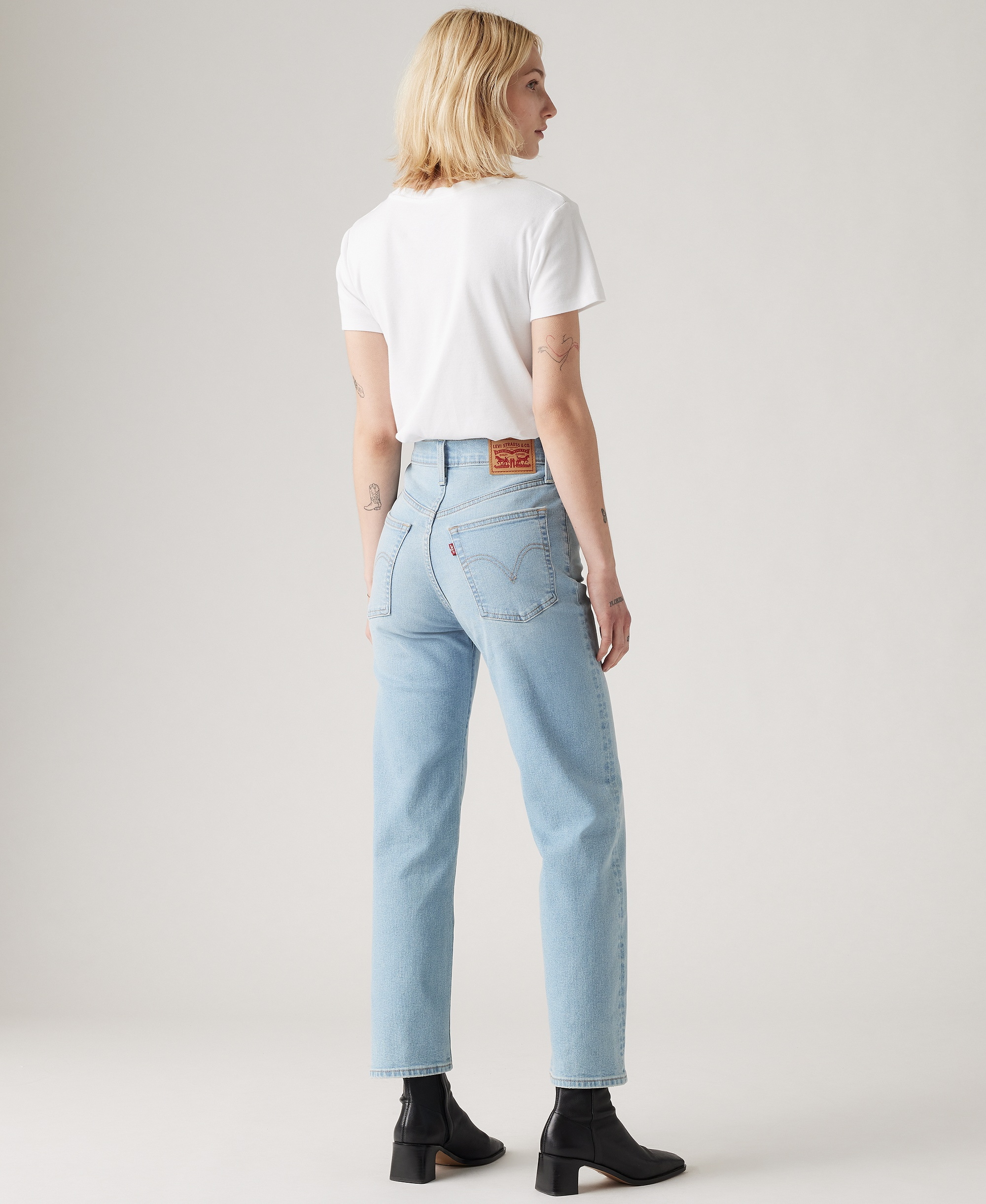Levi's Women's Ribcage High-Rise Straight Ankle Jeans - Once In Awhile