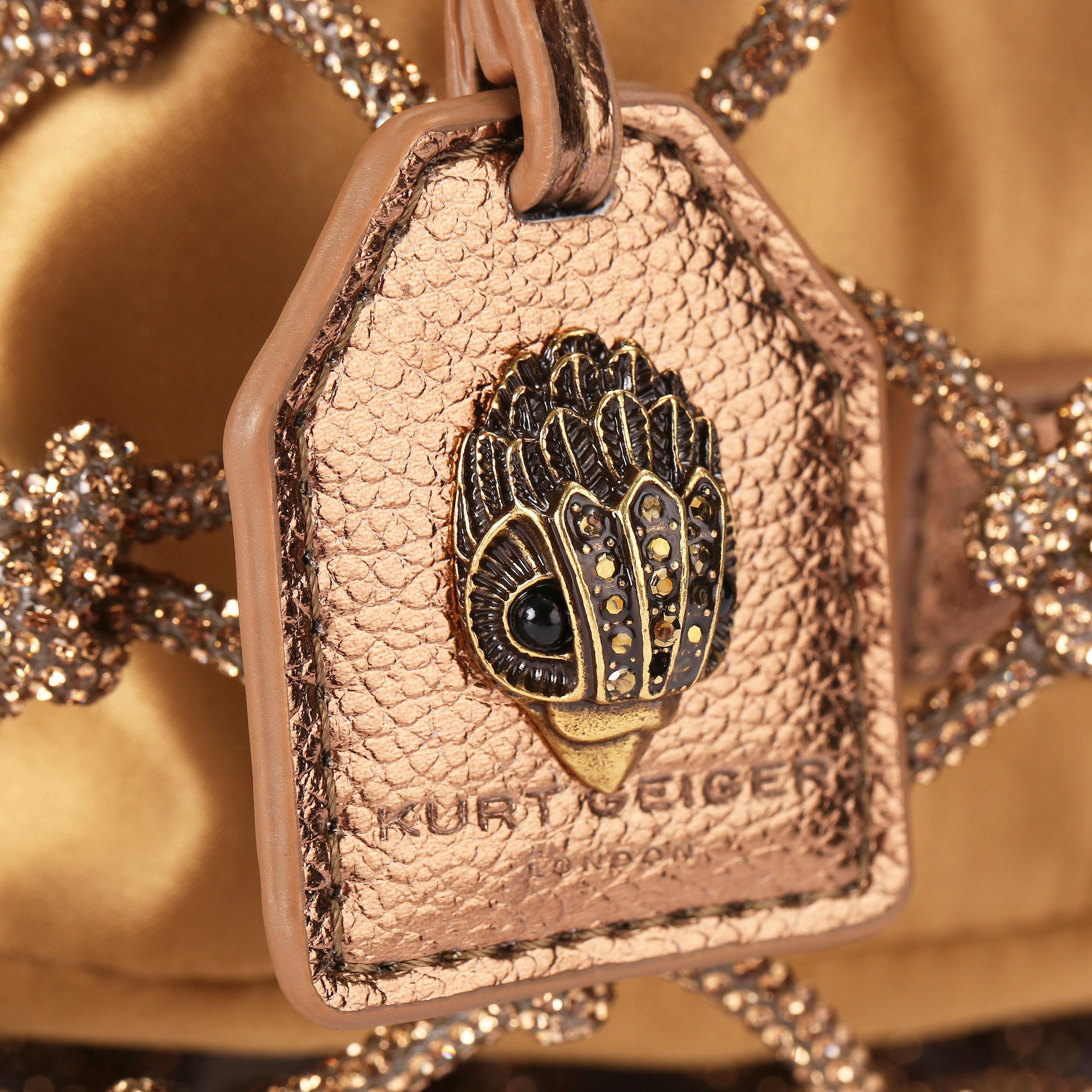 Kurt Geiger London Small Macrame Bag - Metallics - view 5