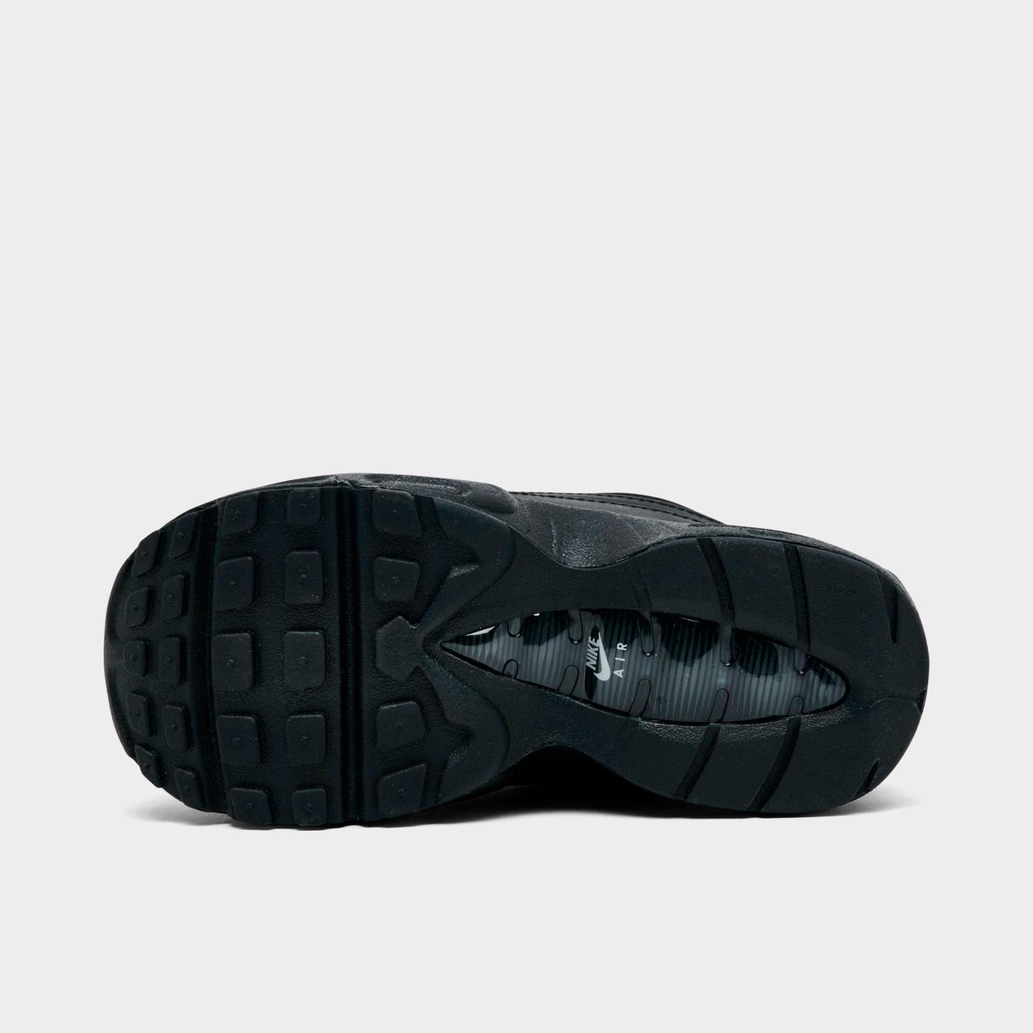 Kids' Toddler Nithtke Air Max 95 Recraft Casual Shoes - Black/Black/Black/Anthracite - Bottom view