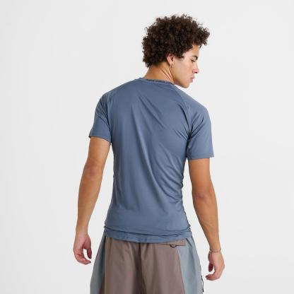 Men's Nike Pro Dri-FIT Tight Short-Sleeve Fitness Top - Diffused Blue/Black