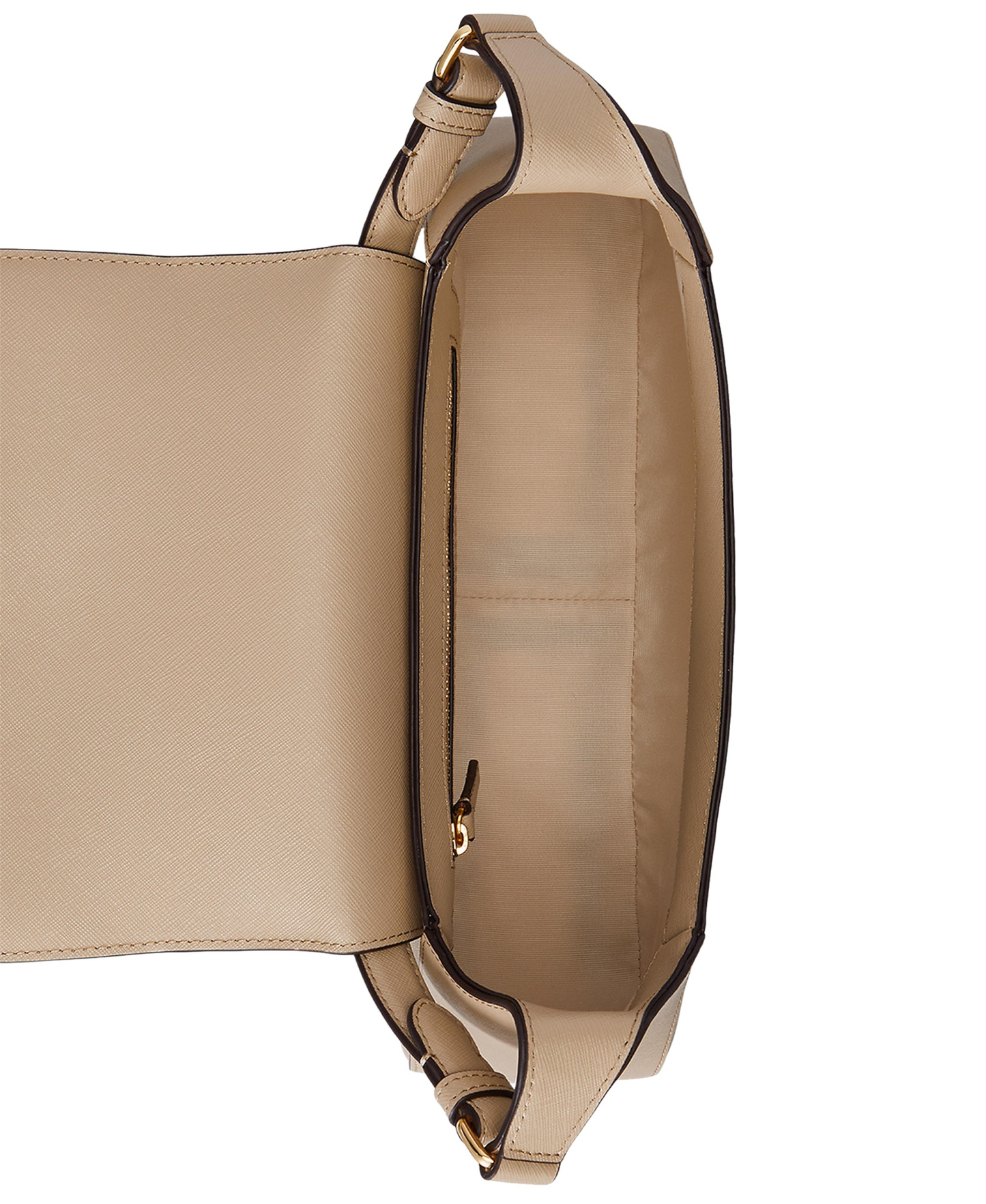 Lauren Ralph Lauren Schylar Small Slim Shoulder Bag - Birch Tan