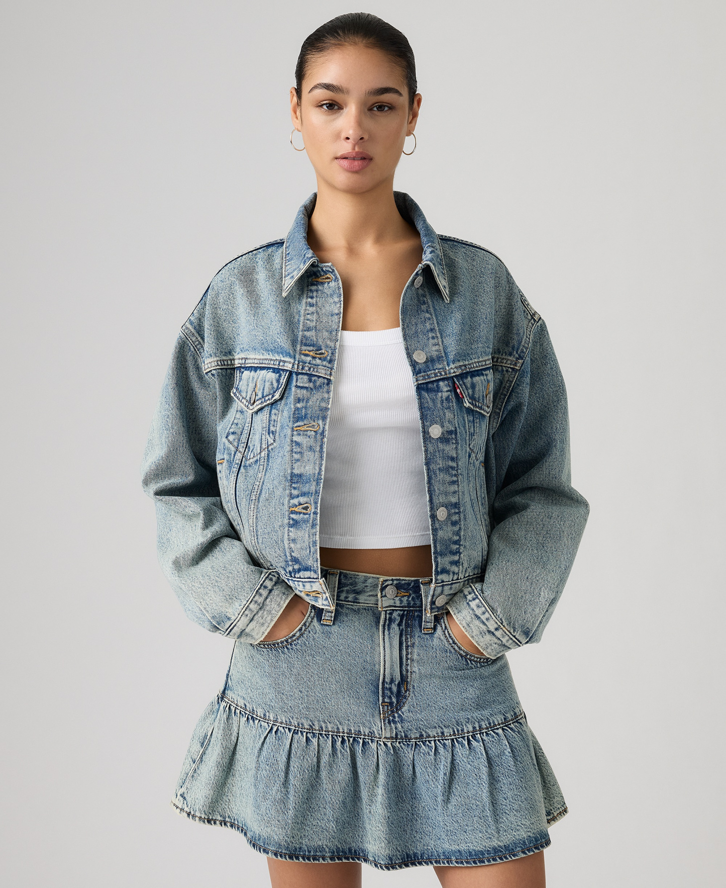 Levi's Women's Shrunken '90s Trucker Jacket - Todays Trip Trucker