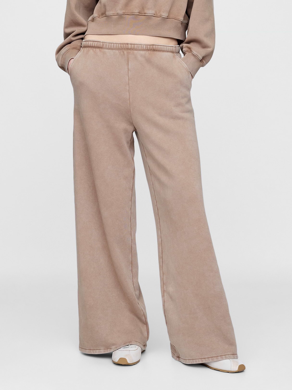 VintageSoft Baggy Sweatpants - Mountain trail brown