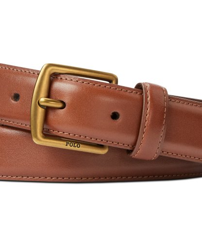 Polo Ralph Lauren Men's Full-Grain Leather Dress Belt - Brown