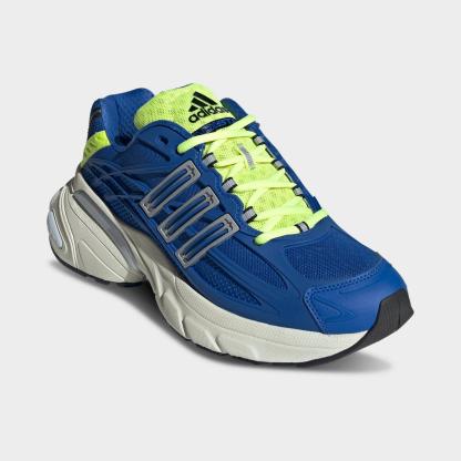 Men's adidas Adistar XLG 2.0 Casual Shoes - Blue/Silver Metallic/Solar Yellow - view 2