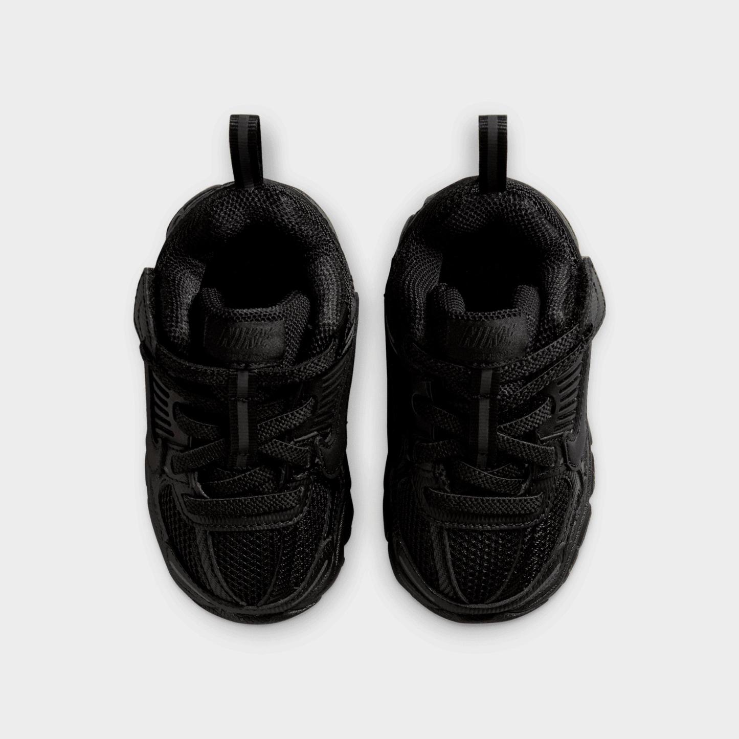 Infant and Kids' Toddler Nithtke Vomero 5 Stretch Lace Casual Shoes - Black/Black - Top view