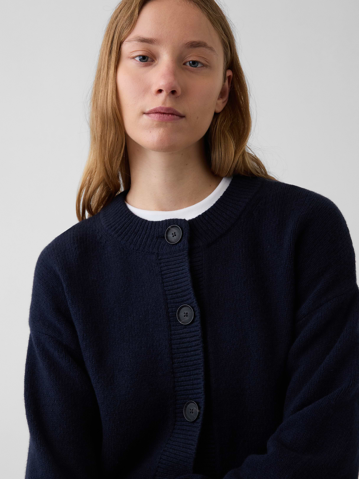 CashSoft Oversized Chunky Cardigan - New classic navy blue