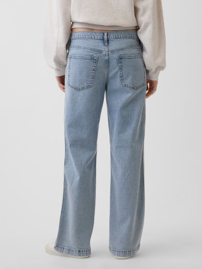 Low Rise '90s Loose Jeans - Medium wash
