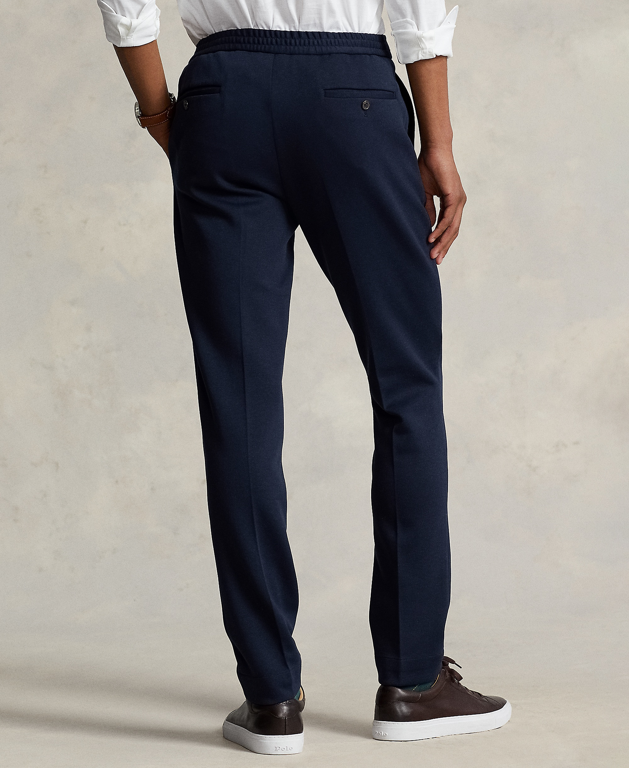 Polo Ralph Lauren Men's Pleated Double-Knit Suit Trousers - Aviator Navy