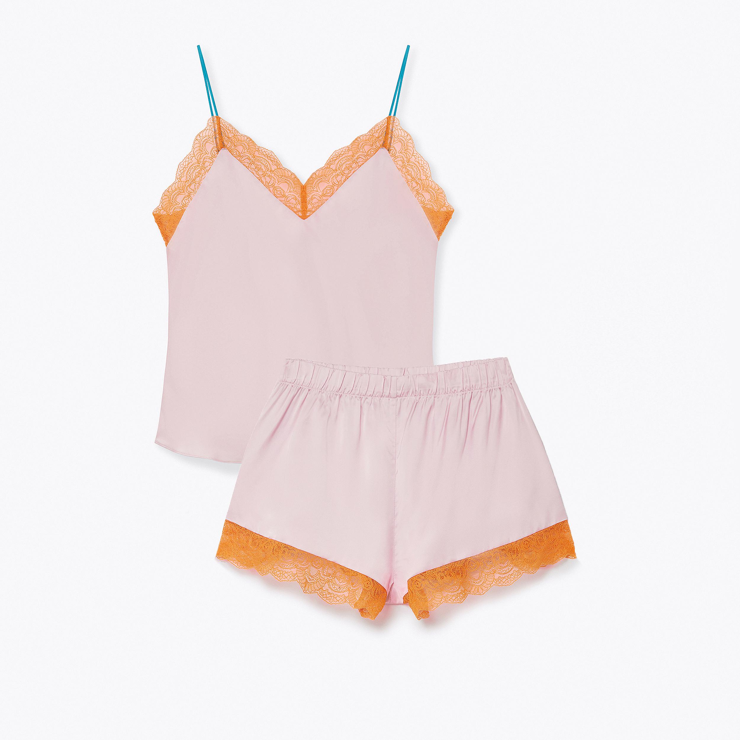 Kurt Geiger London Dora Larsen Cami And Shorts Set - Pink