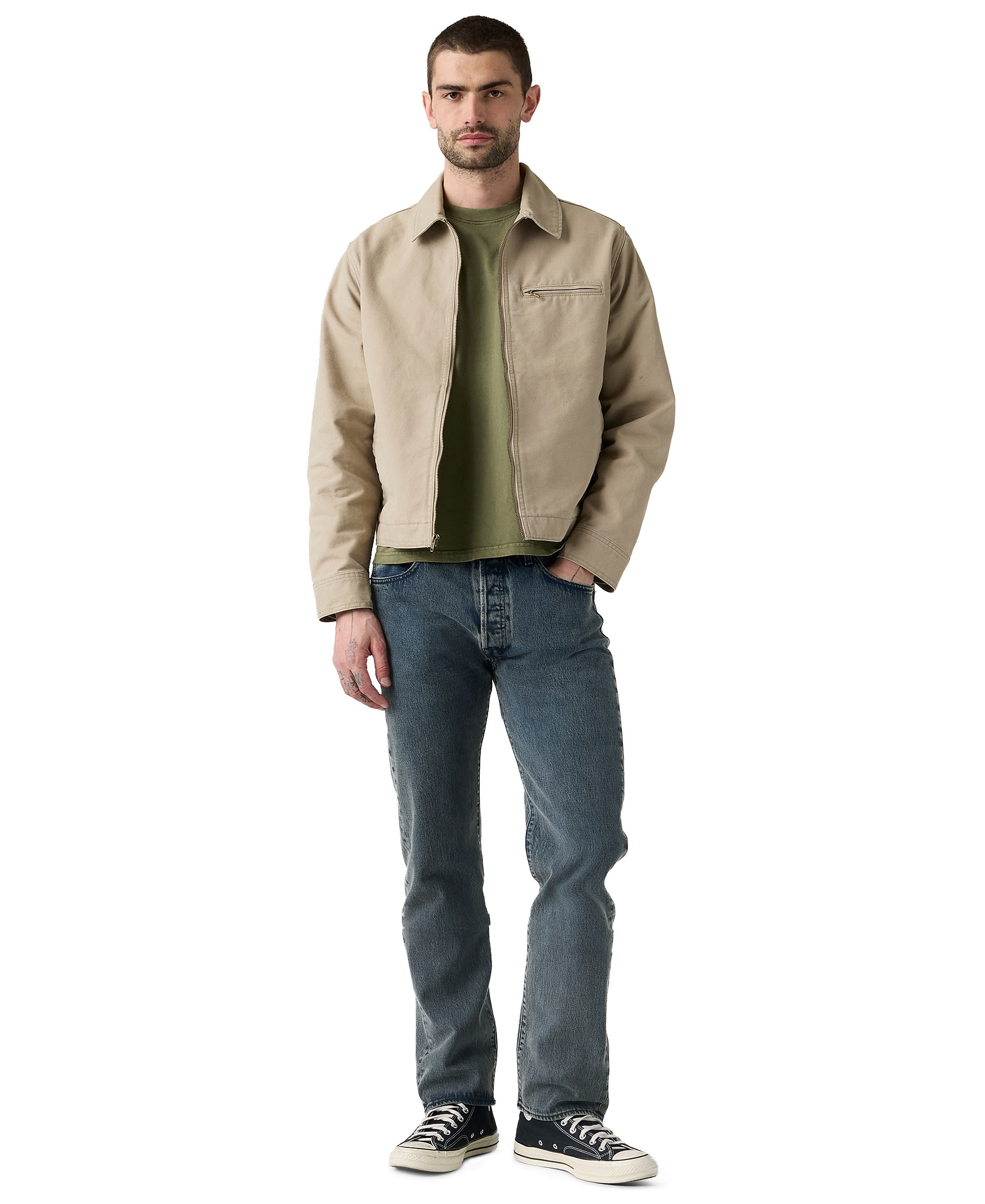 Levi's Men's 501™ Regular-Fit Button Fly Jeans - Late Night Dinner