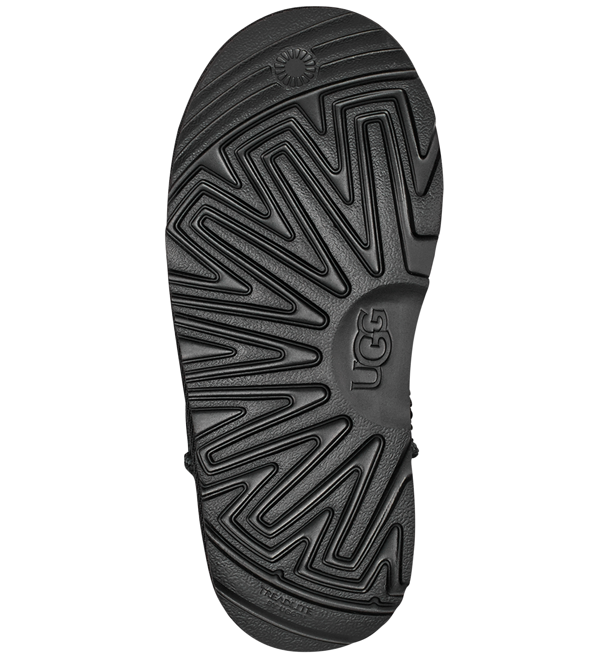 UGG® Kids Classic Ultra Mini Twinface Sheepskin Booties - Black