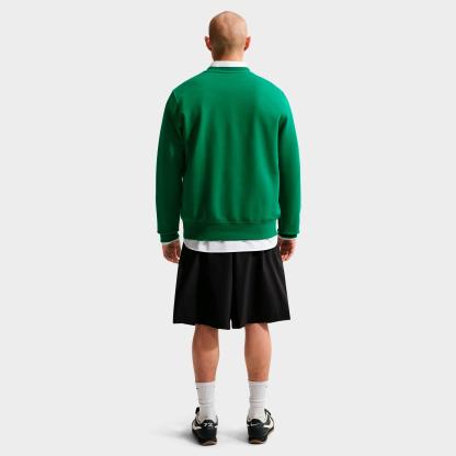 Men's Nithtke Club Fleece Premium Crewneck Sweatshirt - Malachite/White
