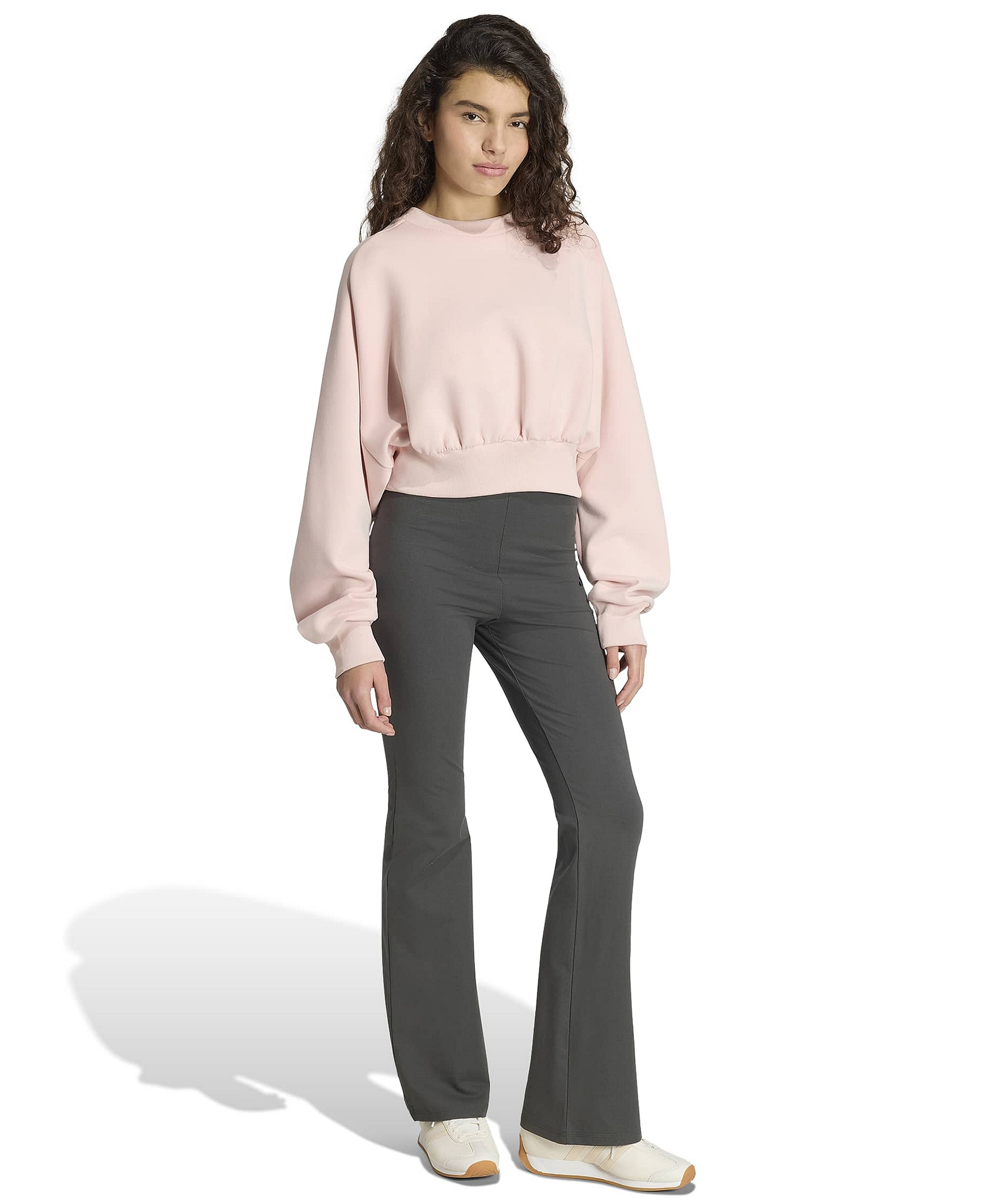 adidas Women's Soft Lux Relaxed Crewneck Sweatshirt - Sanpin