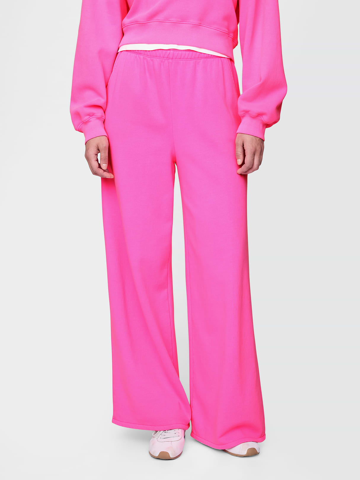 VintageSoft Baggy Sweatpants - Standout pink