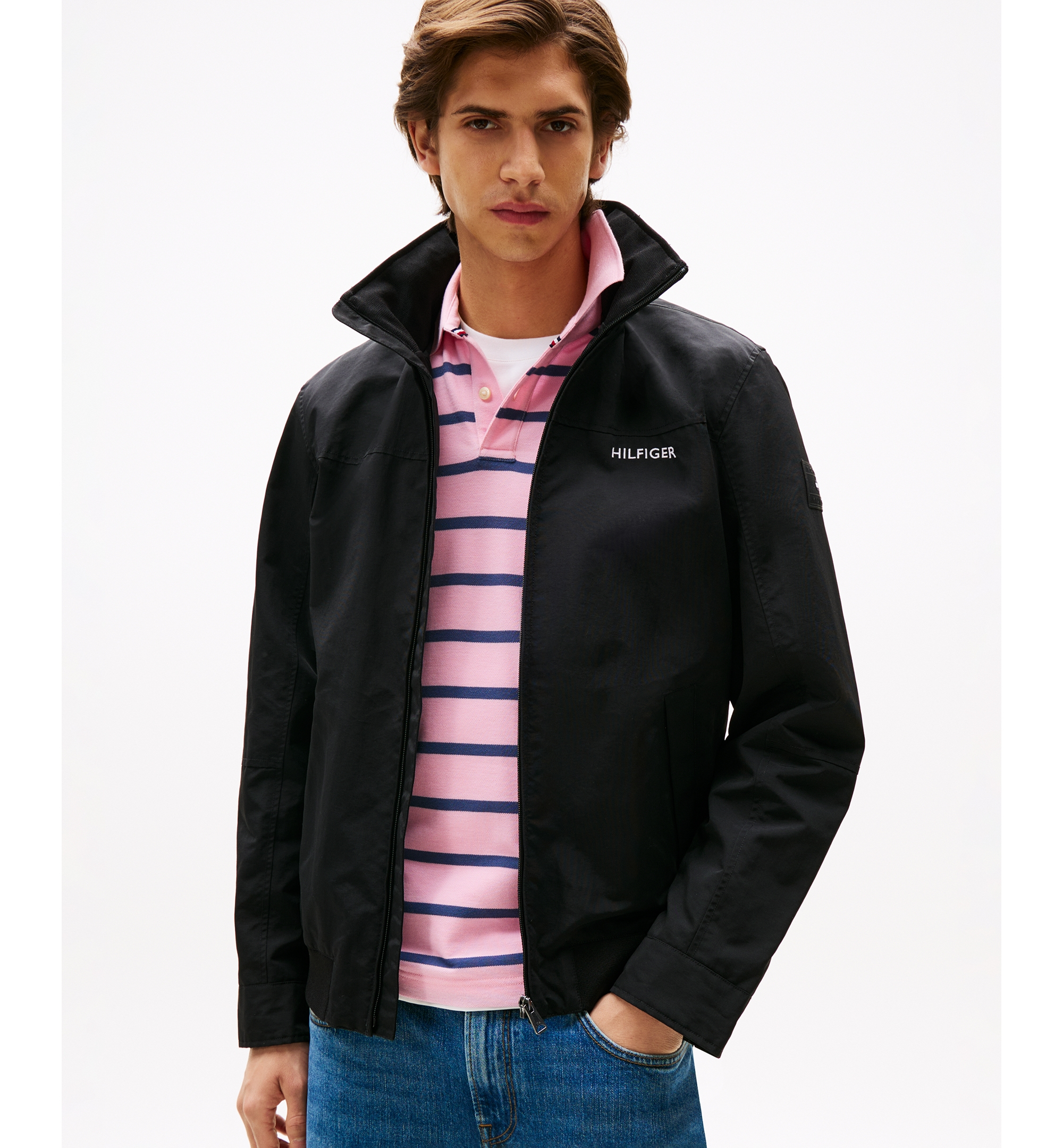 Tommy Hilfiger Men's Regatta Water Resistant Jacket - Black