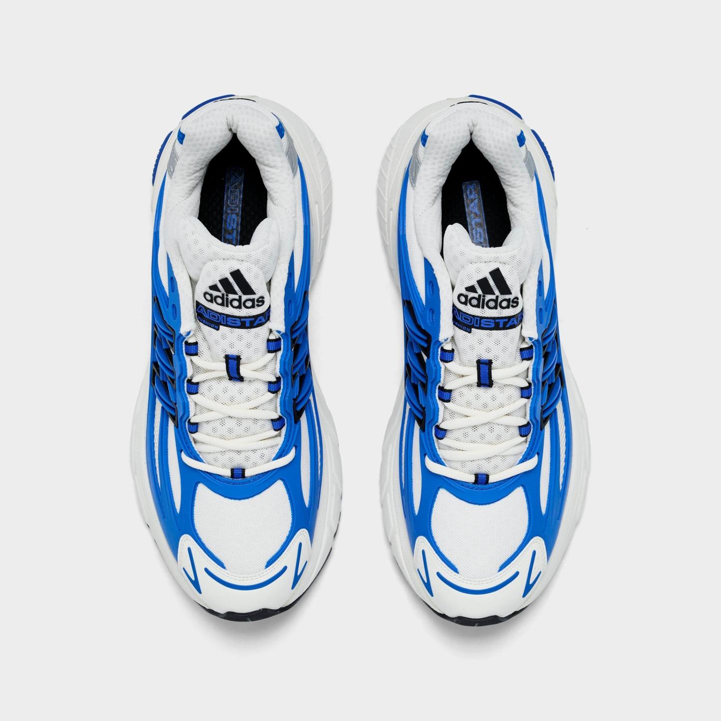 Men's adidas Adistar XLG 2.0 Casual Shoes - Part 3 - Hi-Res Blue/Core Black/Off White - Top view