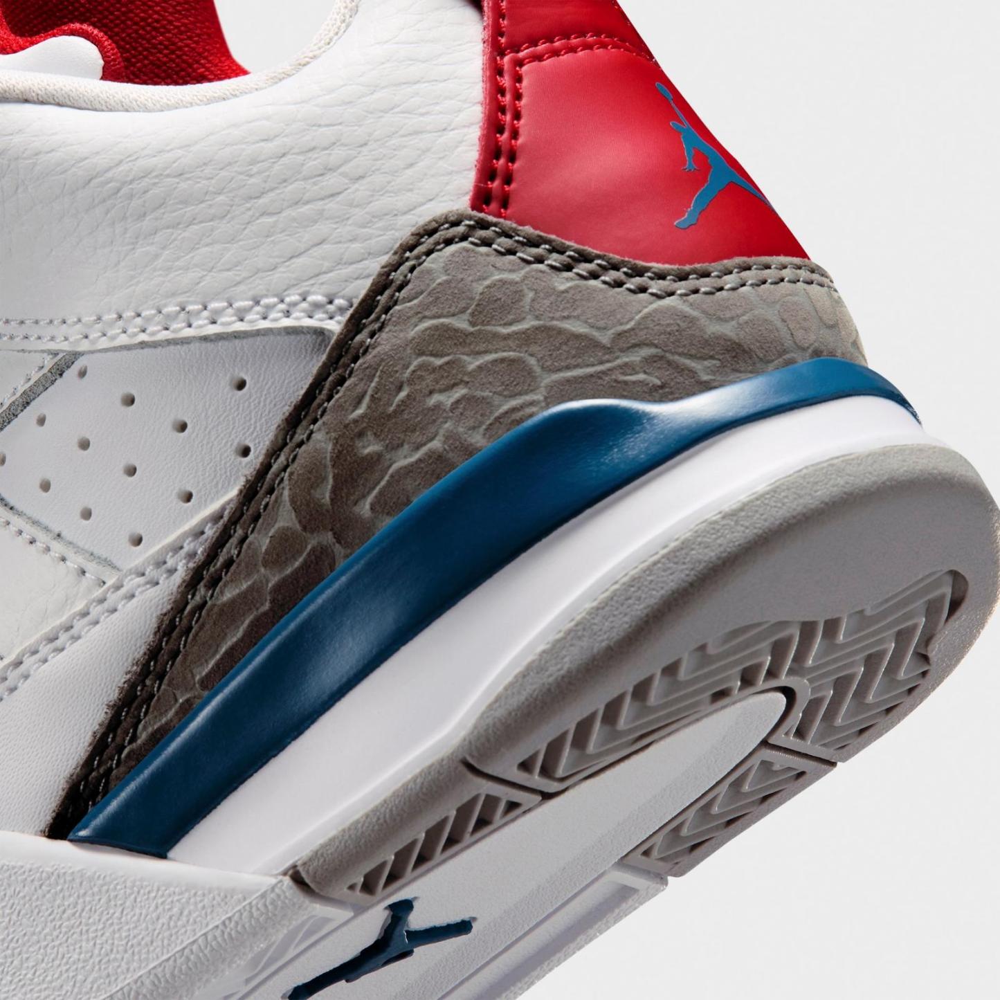 Little Kids' Air Jordan Son of Mars Low Casual Shoes - White/Varsity Red/Light Smoke Grey/True Blue - view 4