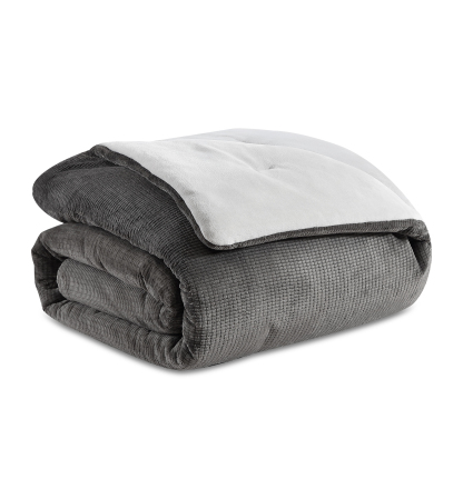 UGG® Brody Reversible Comforter Sets - Charcoal