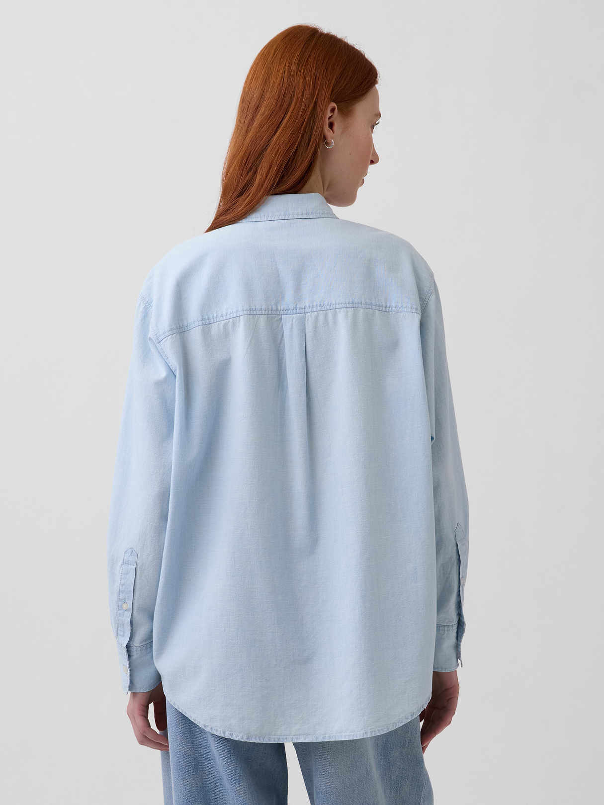 Denim Big Shirt - Light wash