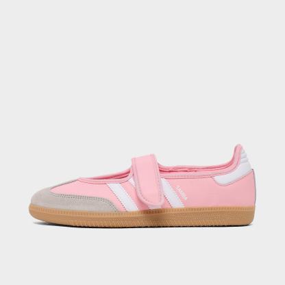 Girls' Big Kids' adidas Originals Samba Jane Casual Shoes - Light Pink/Cloud White/Gum - view 1