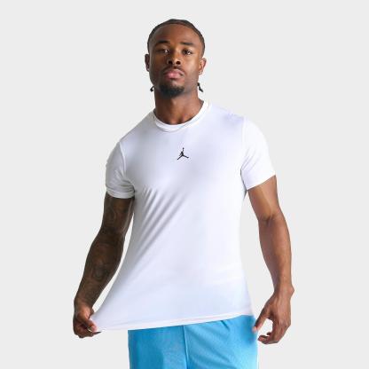 Men's Jordan Sport Dri-FIT Compression Top - White/Black - view 1