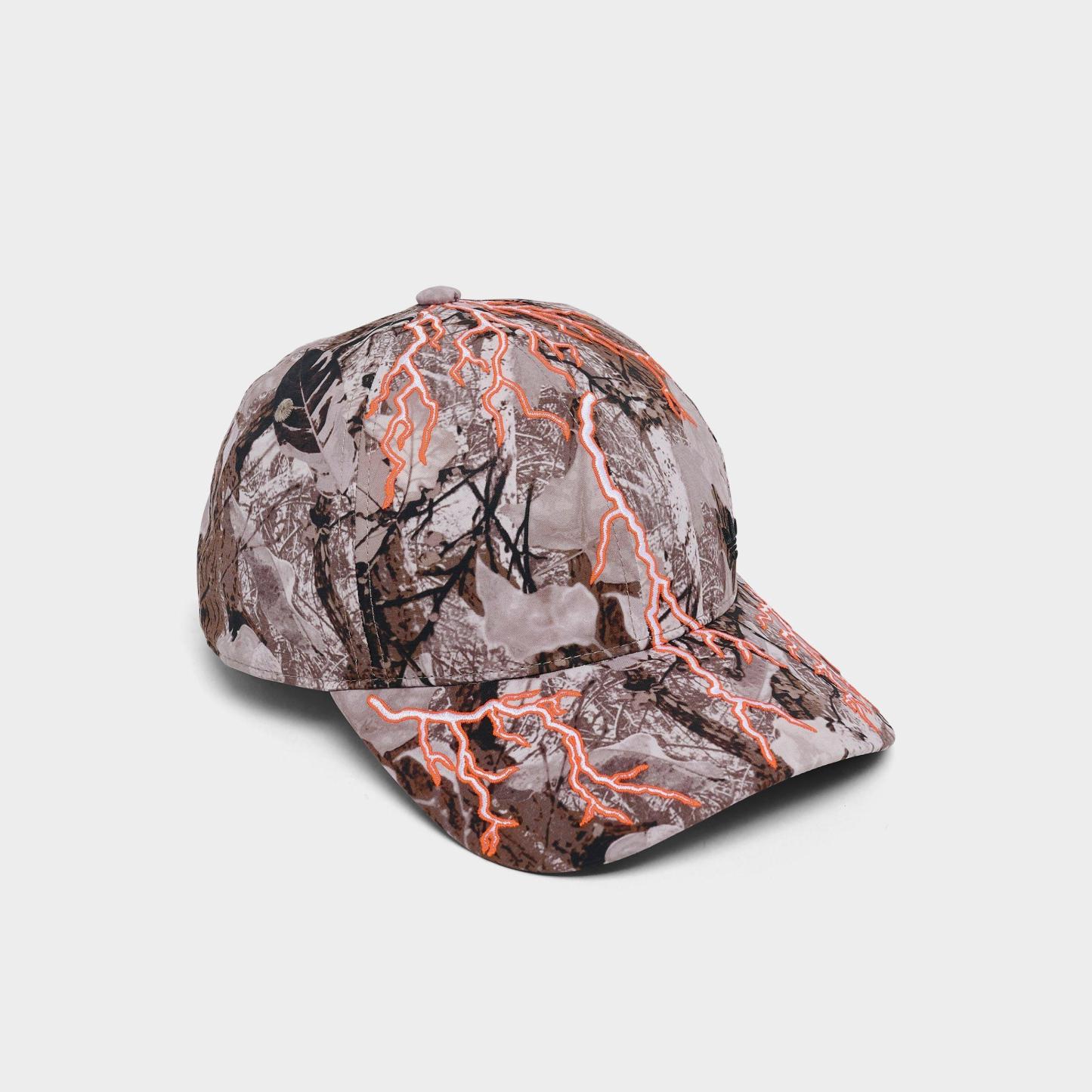 adidas Lightning Six Panel Strapback Hat - Camo