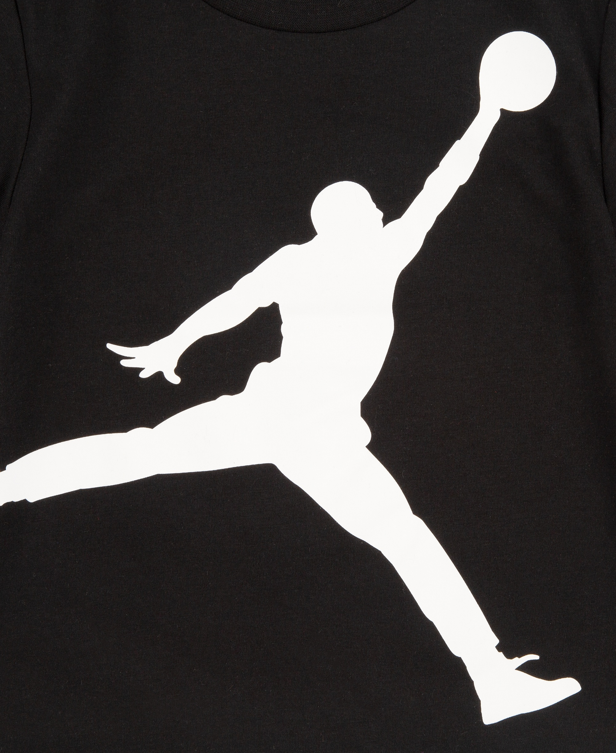 Jordan Boys' 2T-4T Jumbo Jumpman T-Shirt and Shorts, 2-Piece Set - Carbon Heather/Black